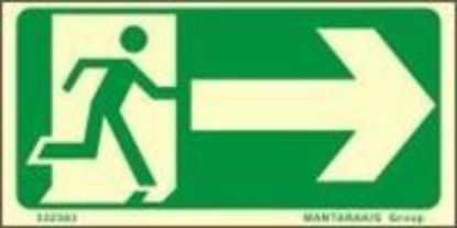 Εικόνα της Exit Right Arrow 7.5x15