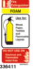 Εικόνα της Fire Extinguisher Instructions Foam 10x20