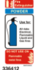 Εικόνα της Fire Extinguisher Instructions Powder 10x20