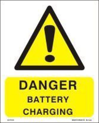 Εικόνα της Danger Battery Charging 20x25