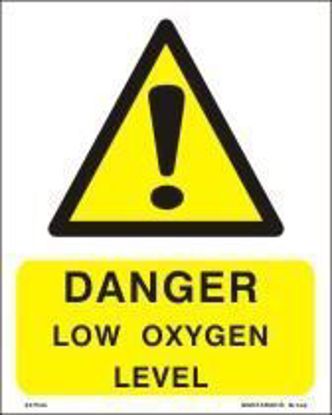Εικόνα της Danger Low Oxygen Level 20x25