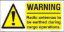 Εικόνα της Warning - Radio Antennas 15x30