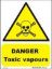 Εικόνα της Danger Toxic Vapours 15x20