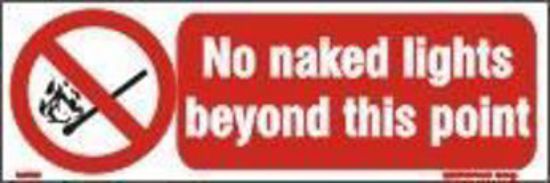 Picture of No Naked Lights Beyond this Point 10x30