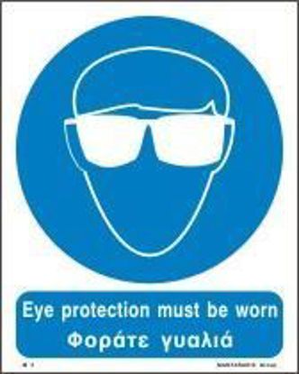 Picture of Eye Protection must be Worn 25x20