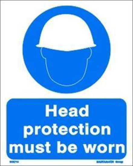 Picture of HEAD PROTECTION MUST BE WORN 25x20