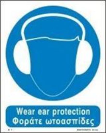 Picture of Wear Ear Protection 25x20