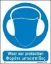 Εικόνα της Wear Ear Protection 25x20