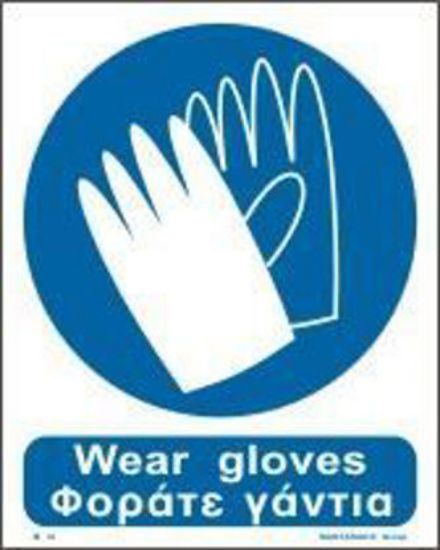 Εικόνα της Wear Gloves 25x20