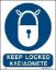 Picture of Keep Locked 25x20