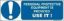 Picture of Personal Protective Equipment is Provited. Use It! 10x30