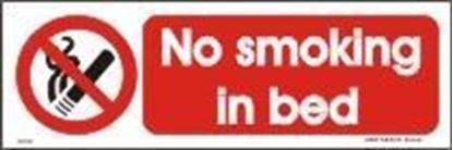 Εικόνα της NO SMOKING IN BED 10X30