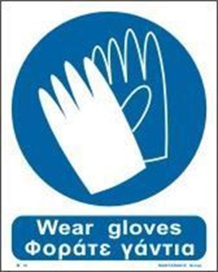 Picture of WEAR GLOVES SIGN 25X20