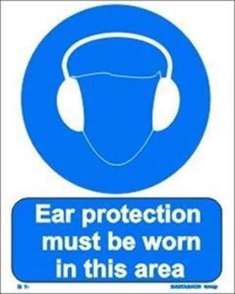 Εικόνα της EAR PROTECTION MUST BE WORN IN THIS AREA  20x25