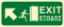 Picture of Exit (Arrow Diagonal Left Up) 15x35