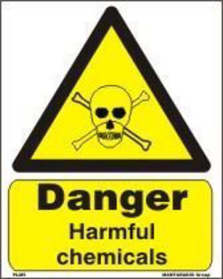 Εικόνα της Danger Harmful Chemicals 20x25