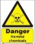 Εικόνα της Danger Harmful Chemicals 20x25