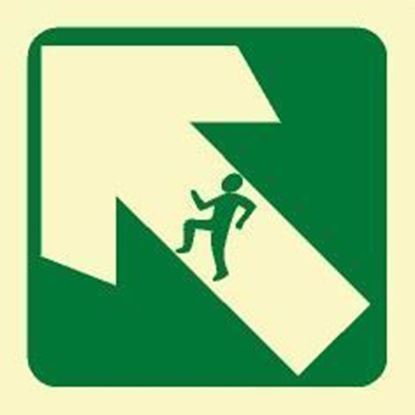 Picture of MAN IN ARROW DIAGOLAL/LEFT SIGN 15X15