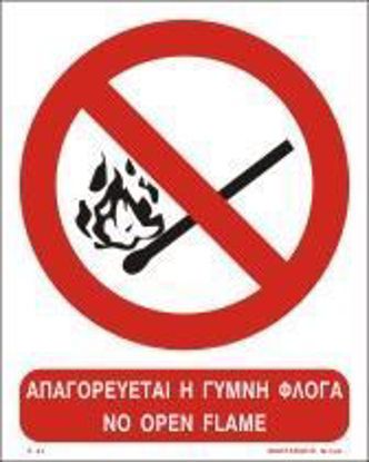 Εικόνα της No Open Flame 25x20