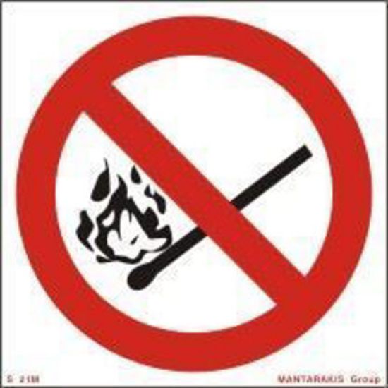 Picture of No Open Flame 15x15