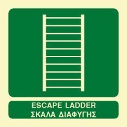 Picture of ESCAPE LADDER SIGN    15 x15
