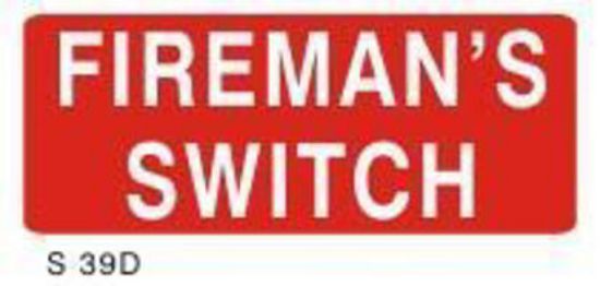 Picture of Fireman's Switch 6x15