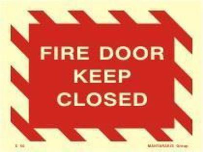 Εικόνα της Fire Door Keep Closed 15x20