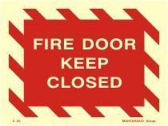 Εικόνα της Fire Door Keep Closed 15x20