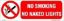 Picture of No Smoking No Naked Lights 10x30
