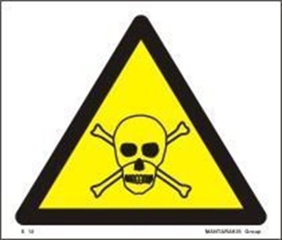 Picture of CAUTION TOXIC 17Χ20 S12