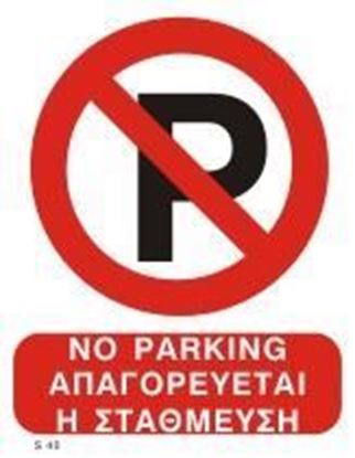 Picture of NO PARKING SIGN   20x25