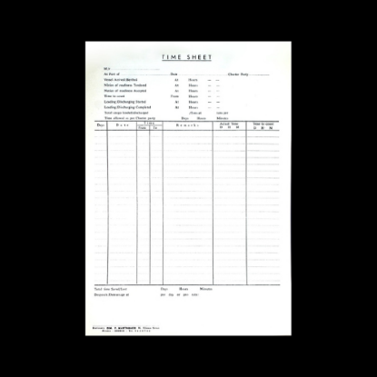 Εικόνα της Time Sheet Tanker