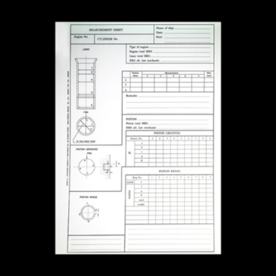 Εικόνα της MEASUREMENT SHEET