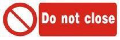 Εικόνα της Do not Close 10x25