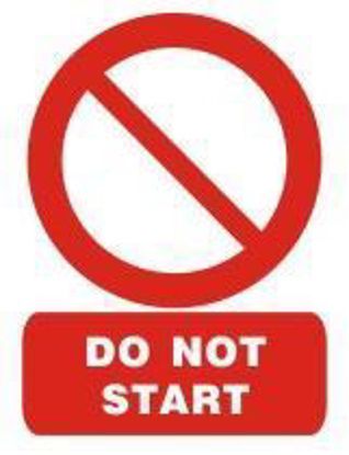 Εικόνα της Do not Start 20x15