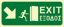 Εικόνα της Exit (Arrow Diagonal Right Down) 15x35