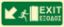 Picture of Exit (Arrow Diagonal Left Down) 15x35