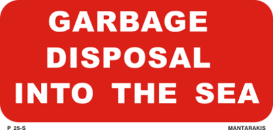 Picture of Garbage Disposal into the Sea 10x20