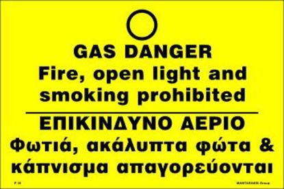 Picture of Gas Danger 20x30