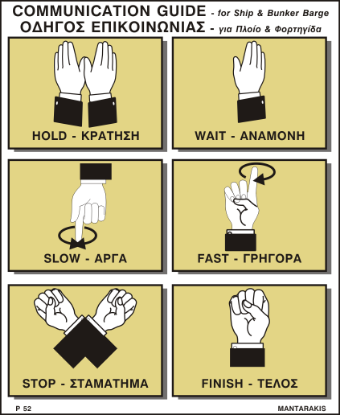 Picture of Communication Guide for Ship & Bunker Barge 30x25