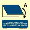 Εικόνα από Closing device for ventilation inlet or outlet for accommodation and service spaces 15x15