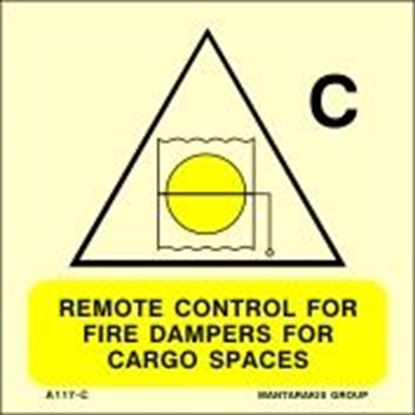 Picture of Remote control for fire damper for cargo spaces 15X15