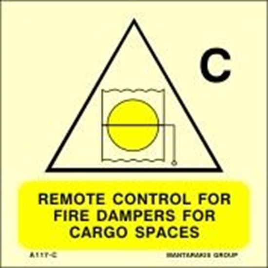 Εικόνα από Remote control for fire damper for cargo spaces 15X15