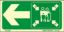 Picture of Muster Station Arrow Left 7.5x15