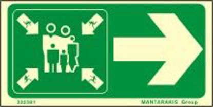 Εικόνα της Muster Station Arrow Right 7.5x15