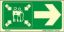 Picture of Muster Station Arrow Right 7.5x15