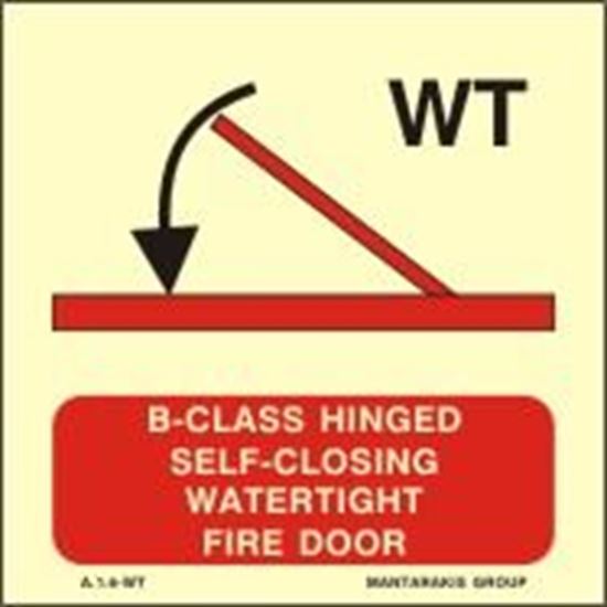 Picture of A-CLASS HINGED SELF-CLOSING WATERTIGHT FIRE DOOR 15X15
