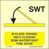 Εικόνα από B-CLASS HINGED SELF-CLOSING SEMI-WATERTIGHT FIRE DOOR 15x15