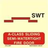 Εικόνα από A-CLASS SLIDING SEMI-WATERTIGHT FIRE DOOR 15X15