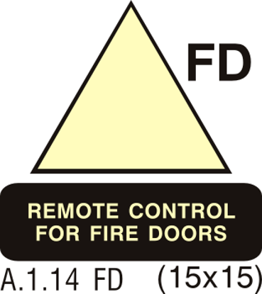 Picture of Remote Control for Fire Door 15x15